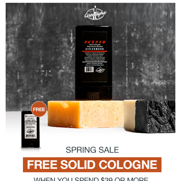 SPRING SALE: FREE Solid Cologne Booster