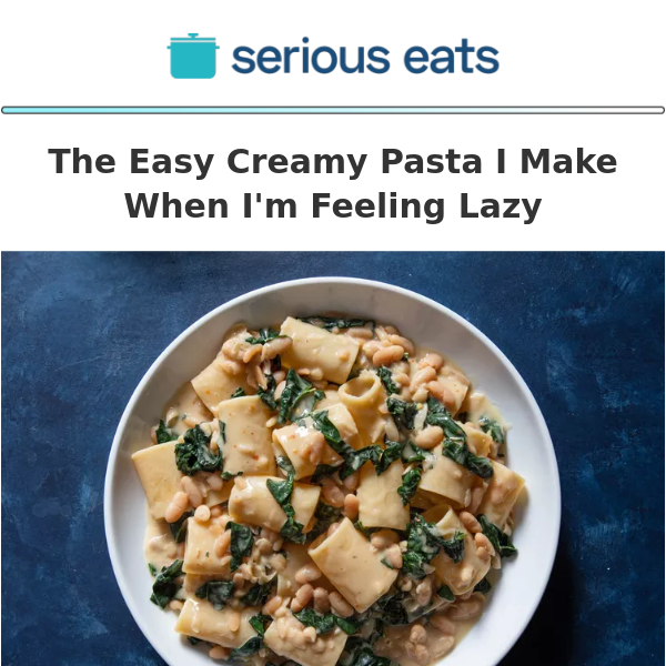 The Easy Creamy Pasta I Make When I'm Feeling Lazy