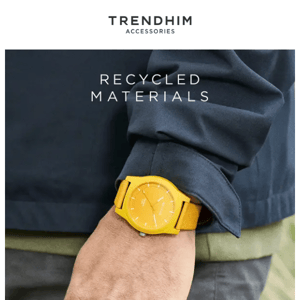 Out Now - Recycled material watches