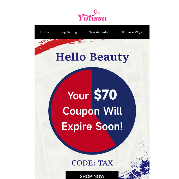 Ur $70 Coupon Will Expire Soon