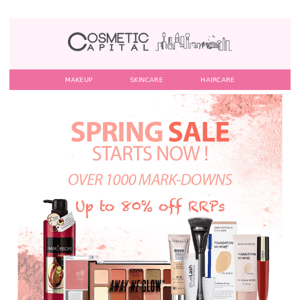 Spring Sale Starts Now - Over 1000 Markdowns! 🔥