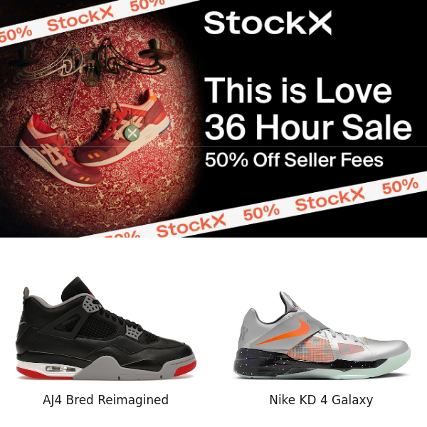 50% Off Seller Fees for Fall - StockX News