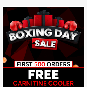 😱 First 500 orders | Free Carnitine Cooler over $99!