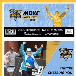 300,000+ people will be cheering you on, Pittsburgh Marathon! 📣 Sign up now!