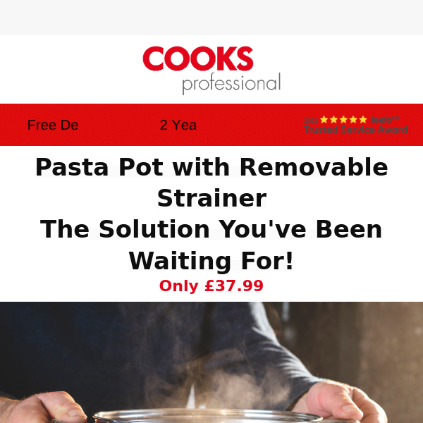 Introducing the Convenience of a Pasta Pot!