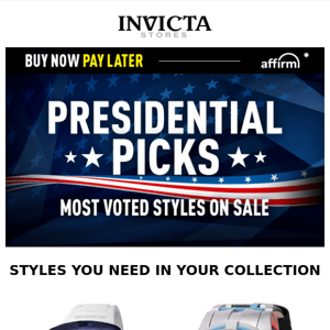 Presidential Picks ✅ Most Voted Styles!