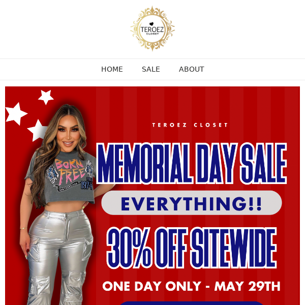🎉MDW SALE🎉 ends today!! | TEROEZ CLOSET