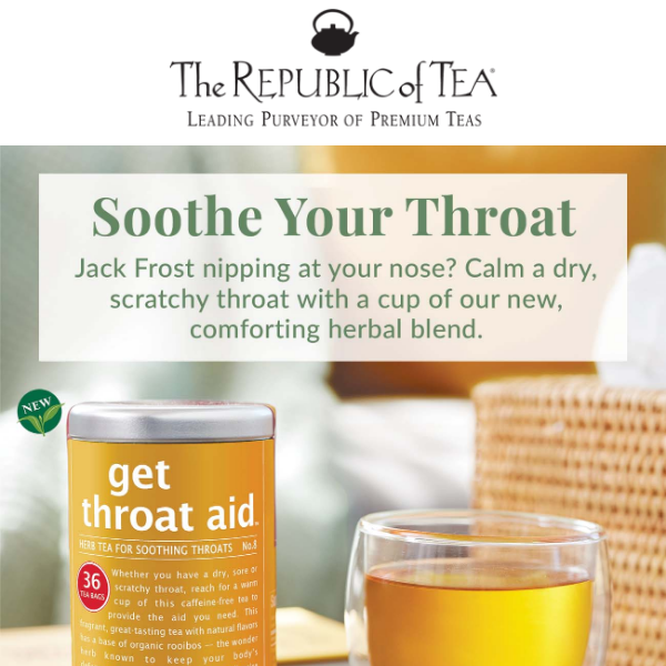 NEW Tea With Your Wellness in Mind