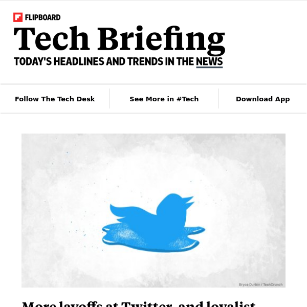 Your Monday tech briefing