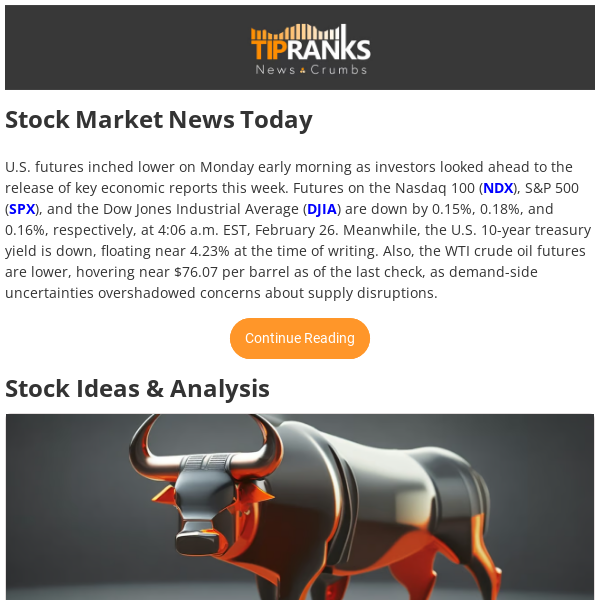 TipRanks’ ‘Perfect 10’ List: 2 Top-Scoring Stocks With Plenty of Growth on Tap