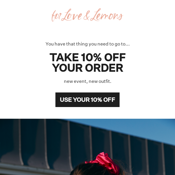 Waiting patiently with your 10% off <3