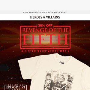 It's Revenge of the 5th Sale! ⚔️