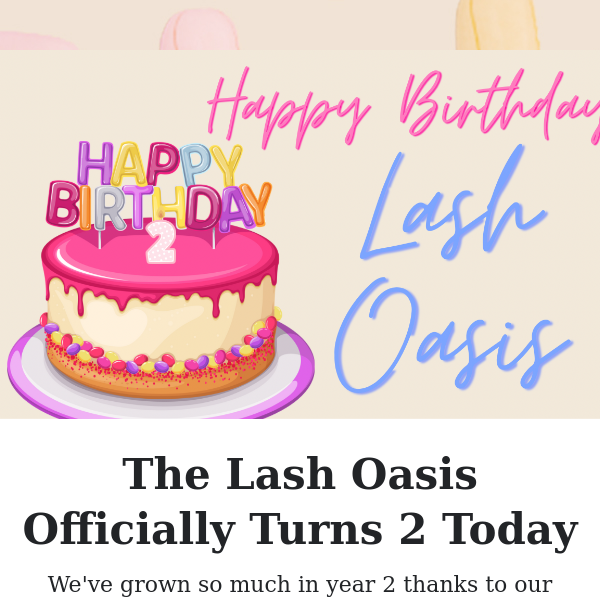 Lash Oasis Turns 2