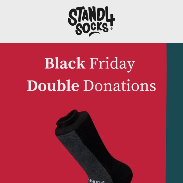 Double your impact this Black Friday