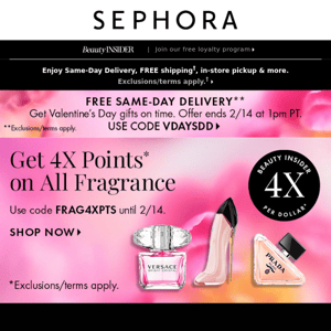 Don’t miss up to 20% off ALL Sephora Collection ✨