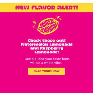 NEW, Big, Bold Tasting Lemonade! 🍋