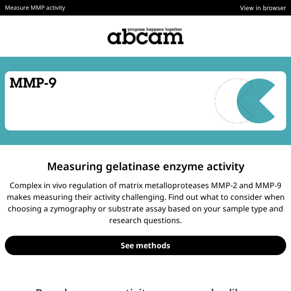 Measuring gelatinase activity