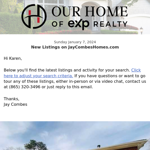 New Property Listings on JayCombesHomes.com