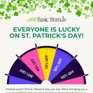 Everyone is Lucky on St. Patrick’s Day!