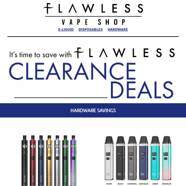 Limited Time Clearance Deals ⏰