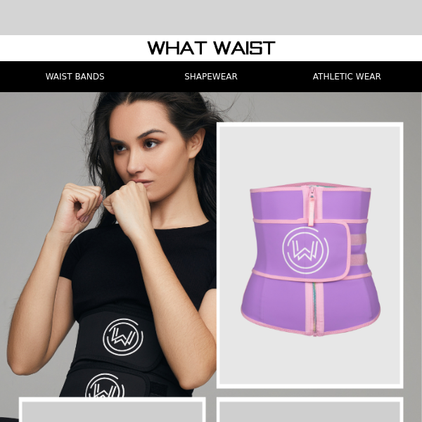 Enjoy 15% off all waist bands! Shop the sale going on now!