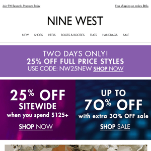 Going FAST - 25% Off All the Newness