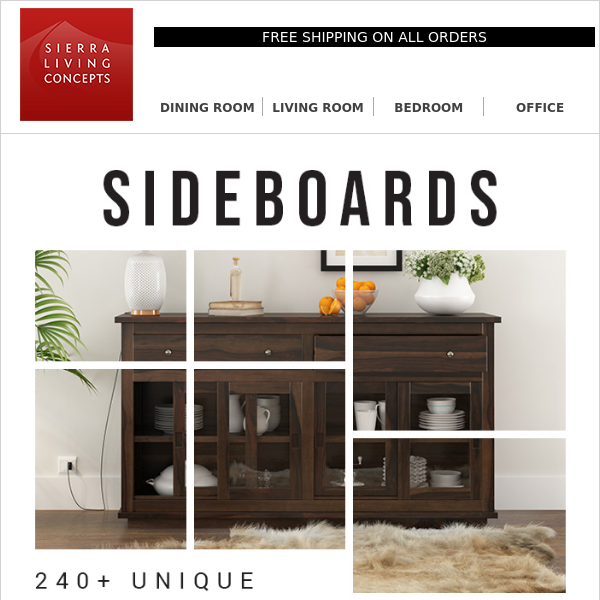 CUSTOM-MADE SIDEBOARDS | 10% OFF