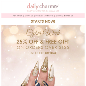 Cyber Week 😍 25% OFF + FREE GIFTS!