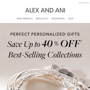 Personalized Gifts for 40% Off 💝