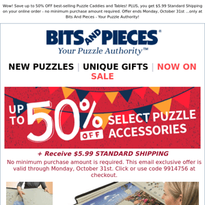 All Weekend: UP TO 50% OFF Our Best Puzzle Accessories