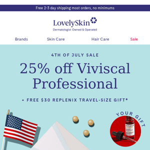 25% off Viviscal Professional holiday deal for you!