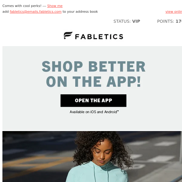 VIP 101: Our app is the best - Fabletics