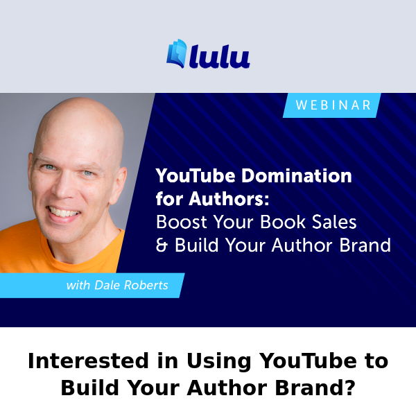 Master YouTube for Authors: Live Session on Aug. 30!