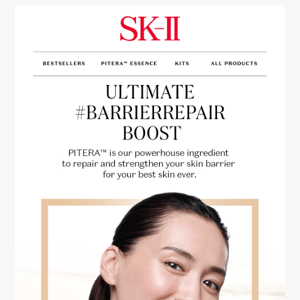 Achieve a stronger, healthier skin barrier with SK-II