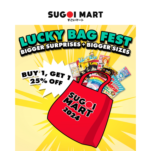 Lucky Bag Fest 🎉