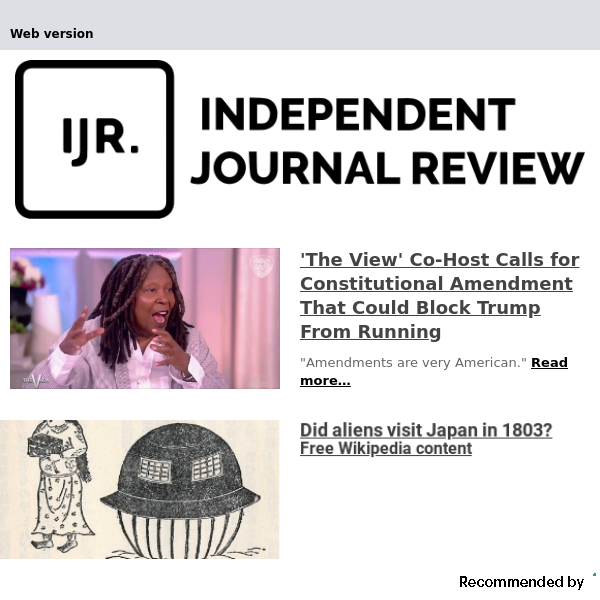 'The View' Co-Host Calls for Constitutional Amendment That Could Block Trump From Running