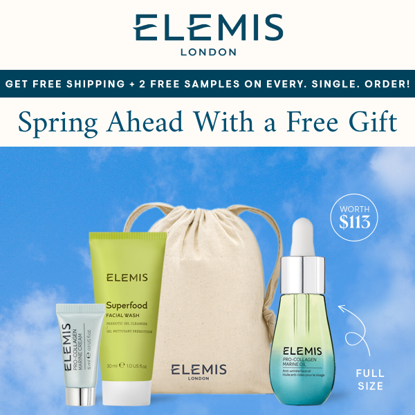 Spring Ahead With a Free Full-Size Gift