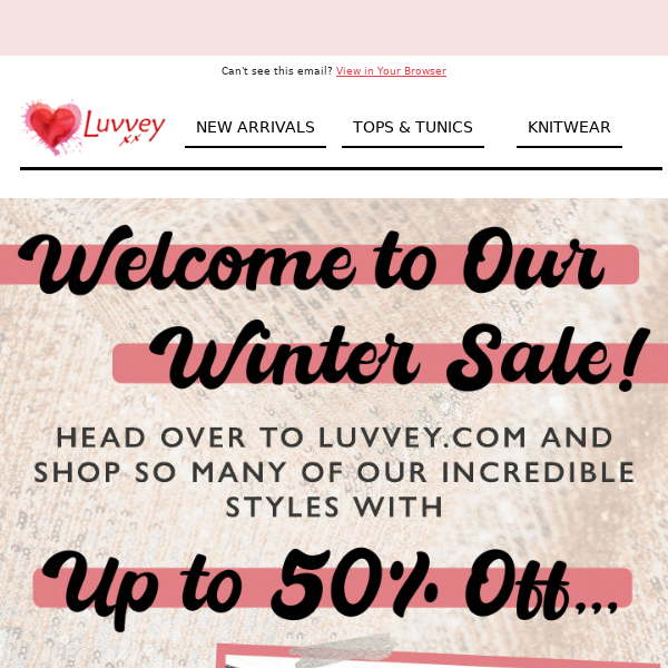 ❄️ Welcome to Our Winter Sale ❄️