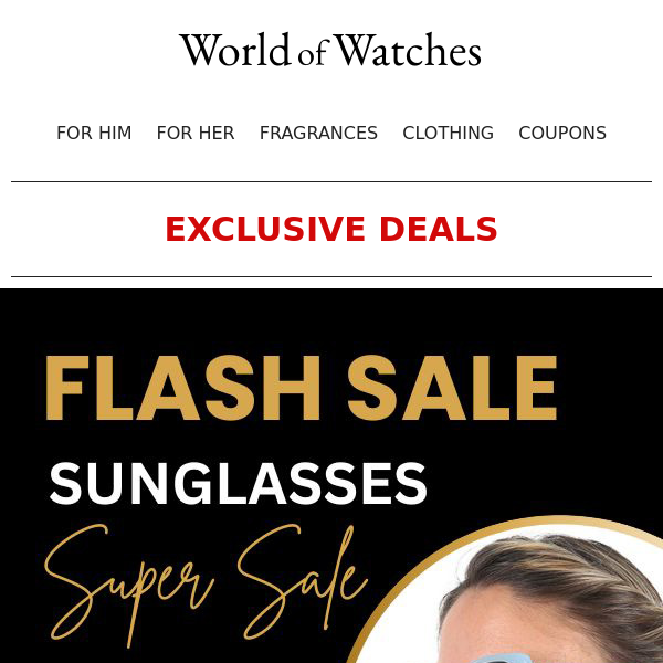 😎FLASH SALE: Sunglasses Blowout Sale
