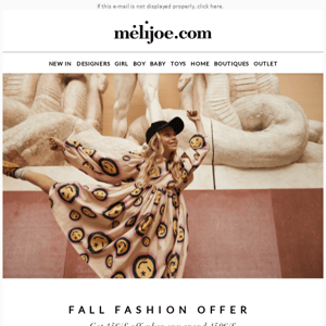 Fall offer: get up to 40€/£ with the code: FALLFASHION22