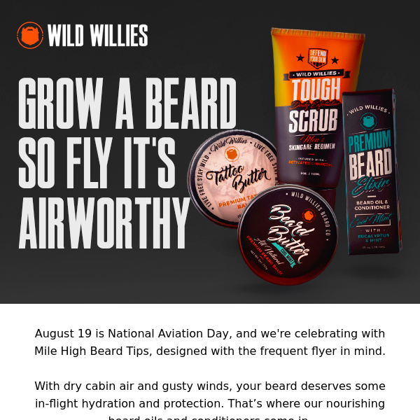 Is Your Beard Ready For Takeoff?