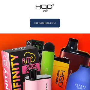 50% OFF ALL VAPES ON elfbarhqd.com