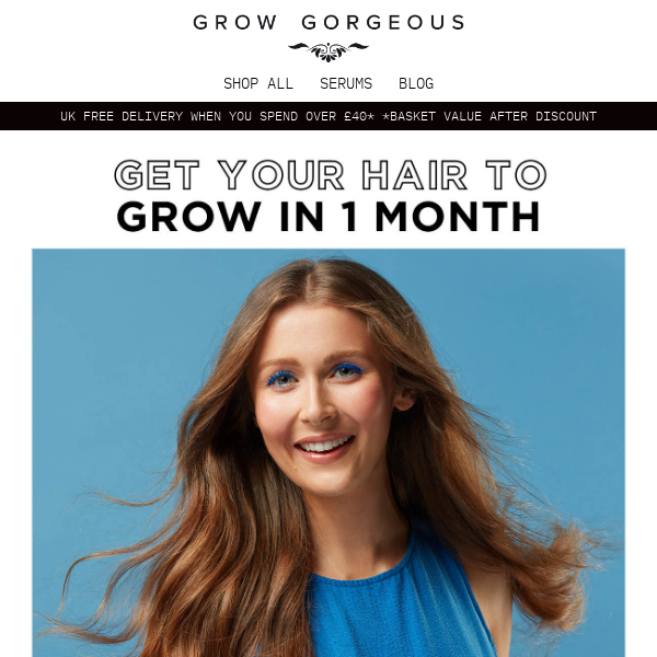 Make your hair grow in 1 month