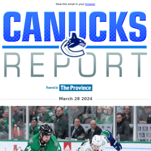 Canucks Game Day: Shooting Stars are another perfect playoff prep test