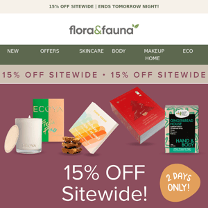 ⚠️ 15% Off Sitewide for 2 Days Only! ⚠️