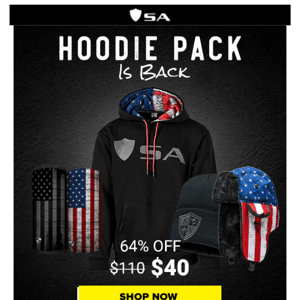 Your Favorite Hoodie Pack Is Back!
