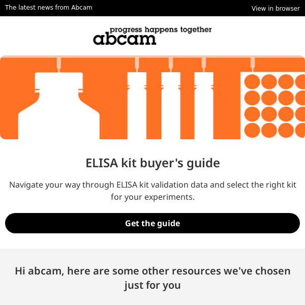ELISA kits guide, our T-cell markers poster, and submit an abstract for our Innate Sensing and Signaling in Immunology conference