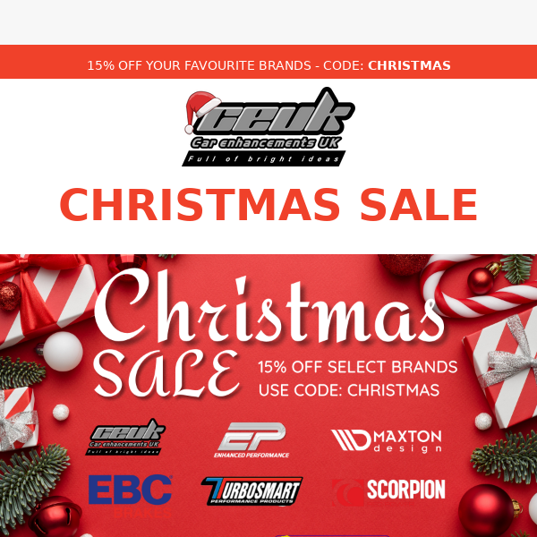 THE BIG CEUK CHRISTMAS SALE IS STILL LIVE! 🎄🎅🎁