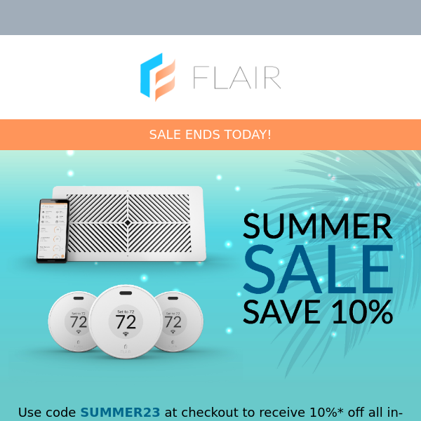 Summer Sale ENDS TODAY!