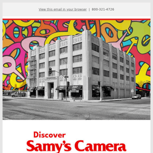 Discover What Samy's Camera Has To Offer